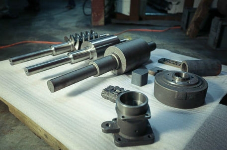 Continuous cast iron custom specialty machined components